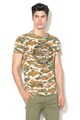 GUESS JEANS Tricou cu imprimeu camuflaj Barbati