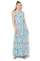 Pepe Jeans London Rochie maxi evazata, cu model vegetal Belinda Femei