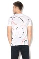 Pepe Jeans London Tricou cu decolteu rotund si model abstract Shoreditch Barbati