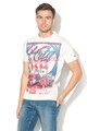 Pepe Jeans London Tricou slim fit cu model abstract Torday Barbati