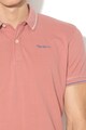 Pepe Jeans London Tricou polo regular fit cu broderie cu logo Angelico Barbati