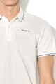 Pepe Jeans London Tricou polo regular fit cu broderie cu logo Angelico Barbati