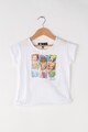 Andy Warhol by Pepe Jeans Tricou cu imprimeu si paiete Jenell Fete