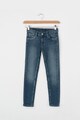 Pepe Jeans London Blugi slim fit cu aspect decolorat Snicker Fete