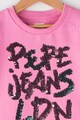 Pepe Jeans London Bluza sport cu paiete reversibile Caro Fete