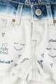 Pepe Jeans London Къс панталон Trinket от деним с лого Момичета