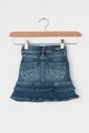 Pepe Jeans London Fusta de denim cu volane Alina Fete