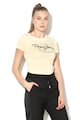 Pepe Jeans London Tricou cu imprimeu logo Charleen Femei