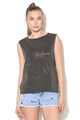 Pepe Jeans London Top cu imprimeu cu aspect decolorat si tinte Rockie Femei