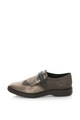 Geox Pantofi slip-on de piele cu aspect metalizat Prestyn Femei