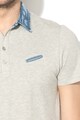 Diesel Tricou polo din pique cu garnituri din denim Sam Barbati