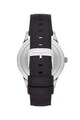 Emporio Armani Ceas analog rotund cu o curea de piele  Barbati