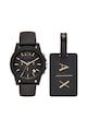 ARMANI EXCHANGE Комплект часовник Outerbanks и етикет за куфар Мъже