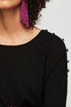 Mango Pulover tricotat fin cu nasturi decorativi pe umeri Girasol Femei