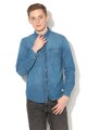 EDC by Esprit Camasa regular fit din chambray cu doua buzunare cu clapa pe piept Barbati