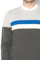 EDC by Esprit Kerek nyakú pulóver colorblock dizájnnal férfi