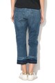 EDC by Esprit Straight fit crop fazonú farmernadrág rojtos szárvégekkel038CC1B002 női