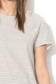 EDC by Esprit Esprit, Csíkos póló hímzett szövegmintával női