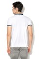 Esprit Tricou slim fit din pique cu guler Mao Barbati