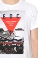 EDC by Esprit Tricou din bumbac cu imprimeu frontal Barbati
