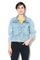 EDC by Esprit Jacheta din denim cu terminatie franjurata Femei