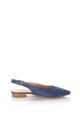 Esprit Balerini slingback de piele intoarsa, cu aspect stralucitor Femei