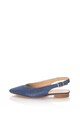 Esprit Balerini slingback de piele intoarsa, cu aspect stralucitor Femei