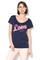 Love Moschino Tricou din amestec de modal cu decolteu adanc Femei