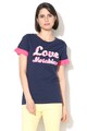 Love Moschino Tricou de bumbac cu aspect 2in1 Femei