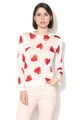 Love Moschino Pulover din tricot fin cu model cu inima Femei