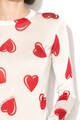 Love Moschino Pulover din tricot fin cu model cu inima Femei