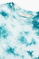 Mango Tricou cu model tie-dye si imprimeu pe partea din spate Baieti