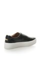 CALVIN KLEIN Pantofi sport flatform de piele cu banda velcro Jaiden Femei