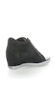 CALVIN KLEIN JEANS Pantofi sport din piele intoarsa cu platforma wedge ascunsa si aplicatie cap toe Voss Femei