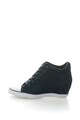 CALVIN KLEIN JEANS Pantofi sport din piele intoarsa cu platforma wedge ascunsa si aplicatie cap toe Voss Femei