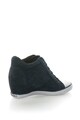 CALVIN KLEIN JEANS Pantofi sport din piele intoarsa cu platforma wedge ascunsa si aplicatie cap toe Voss Femei