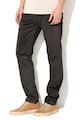 GUESS JEANS Pantaloni skinny eleganti cu aspect catifelat si model geometric Barbati