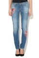 GUESS JEANS Starlet skinny farmernadrág virágmintás hímzéssel női