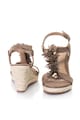 Release Sandale wedge tip espadrile,  Piele sintetica Femei