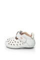 bibi kids Pantofi Mary Jane de piele, cu bareta in forma de T si detalii perforate Fete