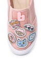 bibi kids Pantofi sport slip-on cu aplicatii detasabile Agility Fete