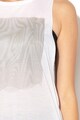 Reebok Sport Modál tartalmú fitnesztop gumis mintával az elején női