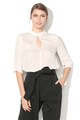 Max&Co Bluza transparenta de matase, cu garnituri cu volane Palma Femei