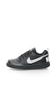 Nike Pantofi sport cu talpa joasa si garnituri de piele intoarsa Court Borough Baieti