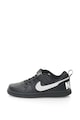 Nike Pantofi sport cu talpa joasa, garnituri de piele si logo Court Borough Baieti