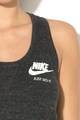Nike Топ с асиметричен подгъв и изрязан гръб Жени