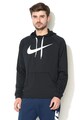 Nike Hanorac cu imprimeu logo si buzunar kangaroo Swoosh DRI-FIT Barbati