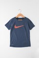 Nike Tricou pentru fitness, cu imprimeu logo Baieti