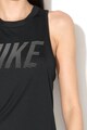 Nike Top asimetric cu perforatii, pentru alergare Femei