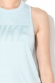 Nike Топ за бягане с асиметричен дизайн и перфорации Жени